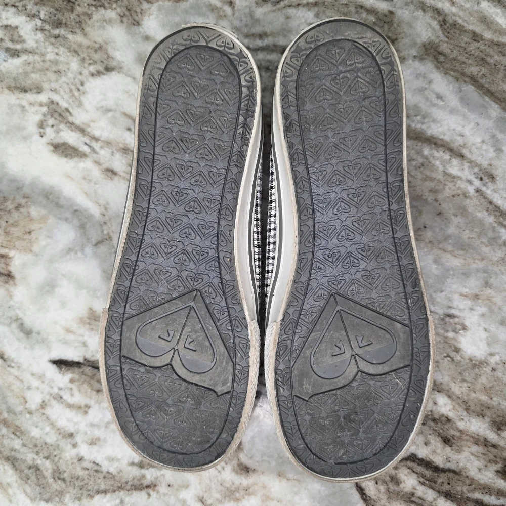 Roxy Minnow VII Slip-On Shoes Gingham Women's Size 6